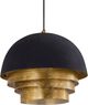 TOV Furniture by TOV Lighting Black/Gold Luxor Pendant Light-1