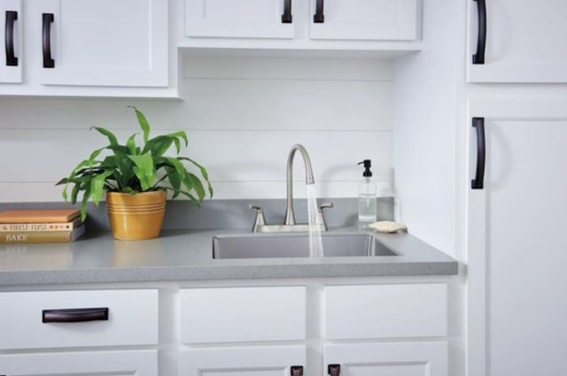 Peerless Parkwood® Stainless 12" 2-Handle Kitchen Faucet -2