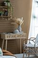 A & B Home Black/Tan Vase Short-5