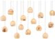 Currey & Company Lazio Multi-Drop Natural/Painted Silver Pendant Lighting-0