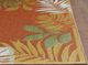 KAS Rugs Dahlia Ivory/Rust Tropical Border 5'x7' Area Rug-3