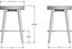 Amisco Customizable Zip Swivel Counter Stool-2
