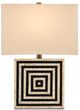 Currey & Company Taurus Black/Light Beige/Natural Table Lamp-2