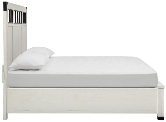 Magnussen Home® Harper Springs Silo White King Panel Bed-3