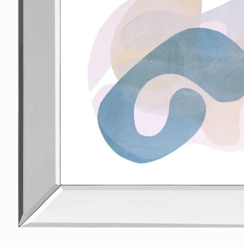 Classy Art Homage to Eames IX by Rob Delamater Mirrored Frame Wall Art-1