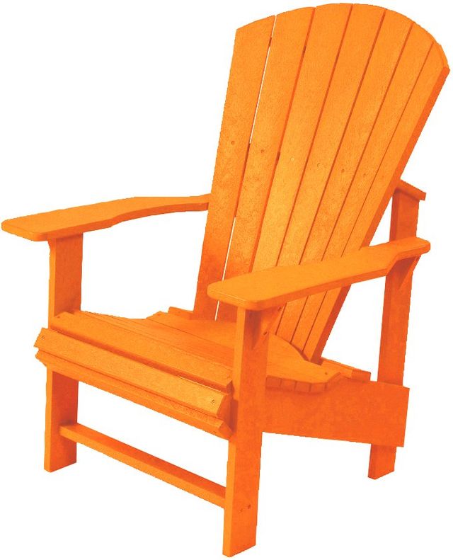 C.R. Plastic Generation Line Orange Upright Adirondack-1