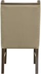 International Furniture Direct Silver Brown/Ivory Upholstered Leather Dining Side Chair-2