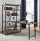 Liberty Furniture Tanners Creek Dark Pewter/Graystone Desk and Bookcase Set-1