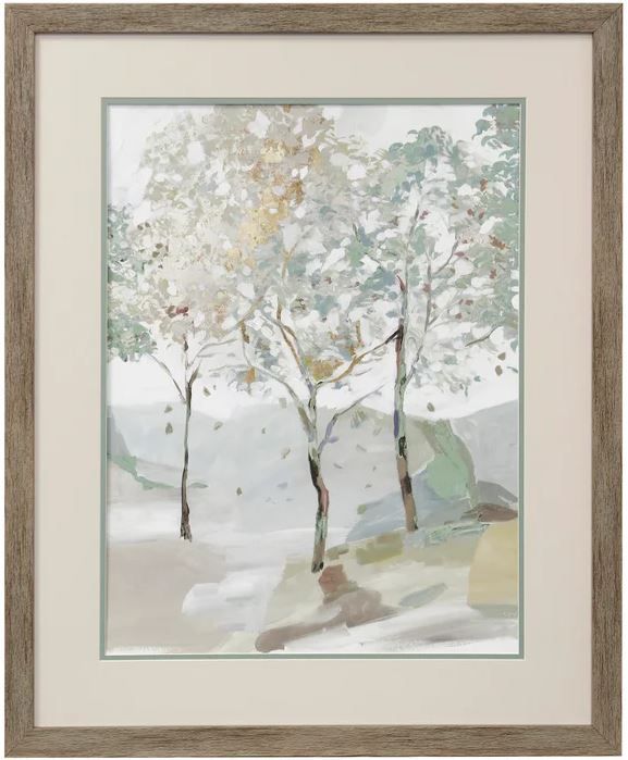 Stylecraft Light Green/White Framed Print-0