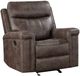 New Classic® Home Furnishings Quade Mocha Manual Glider Recliner-0
