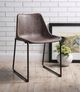 ACME Furniture Valgus 2-Piece Black/Vintage Mocha Side Chair Set-1