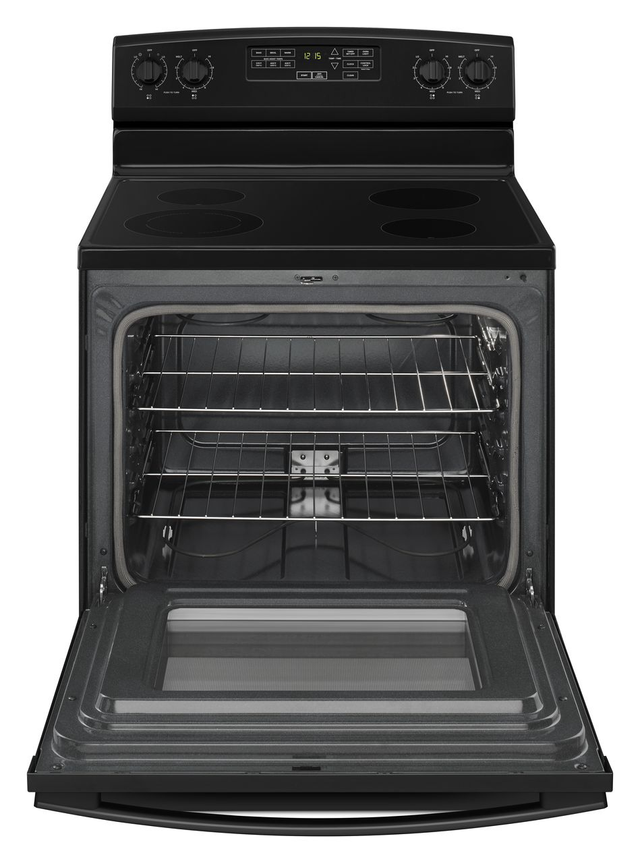 Amana® 30" Black Freestanding Electric Range-1