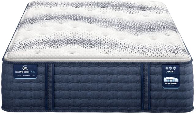 Serta® iCOMFORTPRO™ Canterbury 15" Latex Plush Tight Top Twin XL Mattress-2