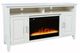 Jofran Inc. Urban Icon White Electric Fireplace Media Console-0