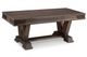 Handstone Chattanooga 48” Pedestal Bench with Fabric Seat-0