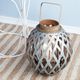 A & B Home Brown/Silver Round Large Shanghai Lantern-4