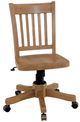 Whittier Wood® Furniture McKenzie Hawthorne Pecan Office Chair-0