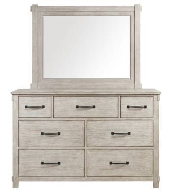 American Wholesale Furniture 3-Piece Antique White Queen Bedroom Set-2