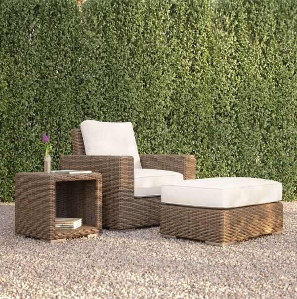 Sunset West Coronado Driftwood Natural Materials/Resin Outdoor End Table-1