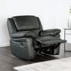 Furniture of America® Glarus Black Recliner Chair-1