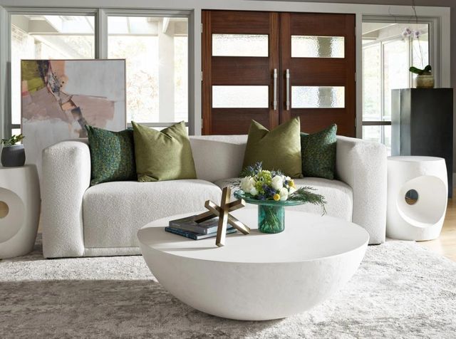 Universal Explore Home™ Nomad Canyo White Accent Table-1