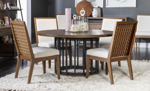 Legacy Classic Midland 2-Piece Warm Amber/White Upholstered Side Chair Set-1