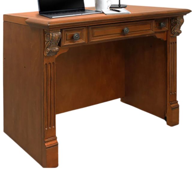 Parker House® Huntington Antique Vintage Pecan Library Desk-0