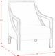 Elements International Hopkins Columbia Natural/White Wash Accent Chair-5