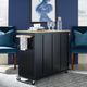 homestyles® Dolly Madison Black Kitchen Island-1