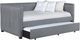 Coaster® Brodie Grey Upholstered Twin Daybed with Trundle-0