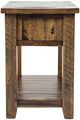 Jofran Inc. Artisan's Craft Dakota Oak Chairside Table-2