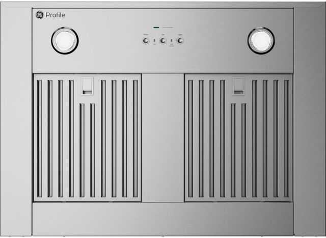GE Profile™ 30" Stainless Steel Wall Mounted Range Hood with Clean Air Sensors-1