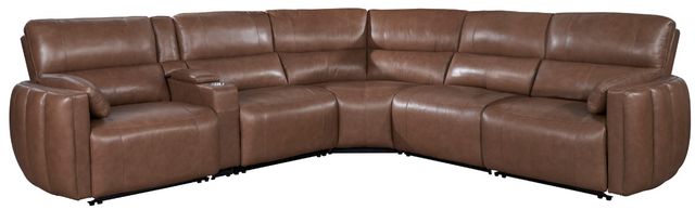Parker House® Modesto 6-Piece Sable Modular Power Reclining Sectional with Power Headrest-0