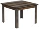 International Furniture Direct Loft Brown Grayish 42" Dining Table-0