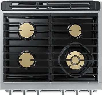 Dacor® 30" Silver Stainless Pro Style Dual Fuel Natural Gas Range-6
