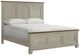 Elements International Farmington Medium Brown/Washed Stone King Panel Bed-0
