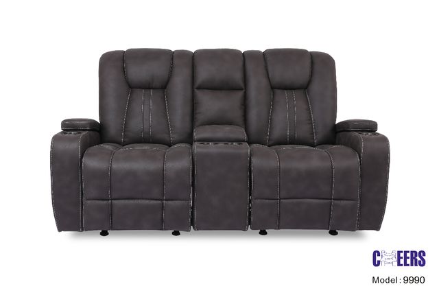Granite Rodeo Power Loveseat with Console-0