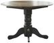 Liberty Furniture Carolina Crossing 5-Piece Antique Honey/Black Drop Leaf Dining Set-2
