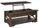 Bernards Jenson Brown Cocktail Table with Lift Top-1