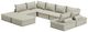 Signature Design by Ashley® Bales 8-Piece Taupe Modular Sectional-1