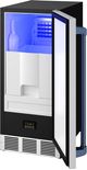 Thor Kitchen Gordon Ramsay Series 15" Stainless Steel/Blue Undercounter Ice Maker-4