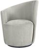 Coaster® Nueva Dove Gray Upholstered Swivel Chair-1