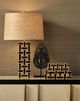 Currey & Company Aarna Black/Natural Table Lamp-4
