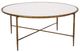 Furniture Classics Evelyn White Coffee Table with Gold Base-0