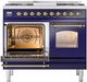 Ilve® Nostalgie II Series 40" Midnight Blue Pro Style Dual Fuel Range-2