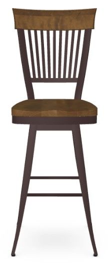 Amisco Customizable Annabelle Swivel Bar Stool-1