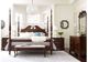 Kincaid® Hadleigh Clear Black Cherry Rice King Carved Bed-2