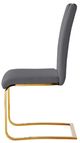 Mazin Furniture Althea Gold/Grey Side Chair-2