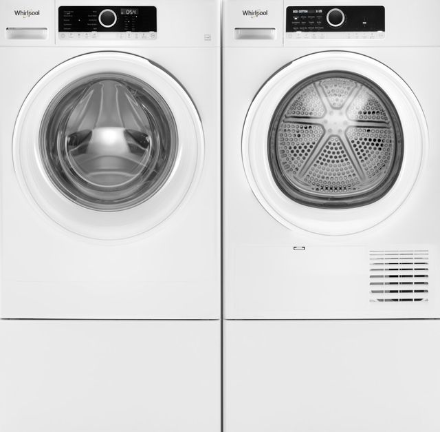 Whirlpool® 24" W x 12" H White Laundry Pedestal-1