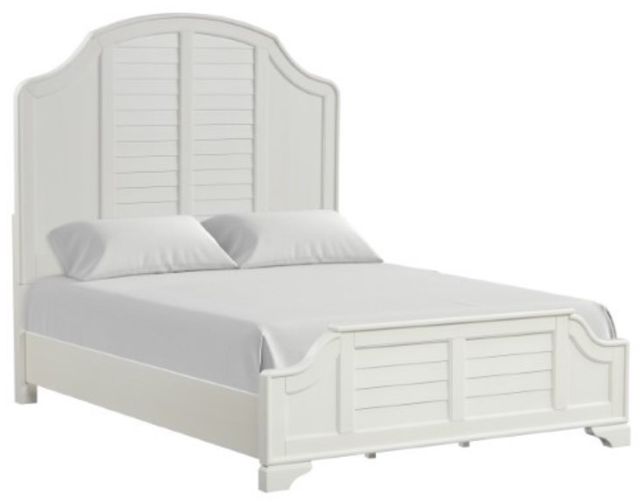 Furniture of America® Whitehaven Antique White Queen Panel Bed-0